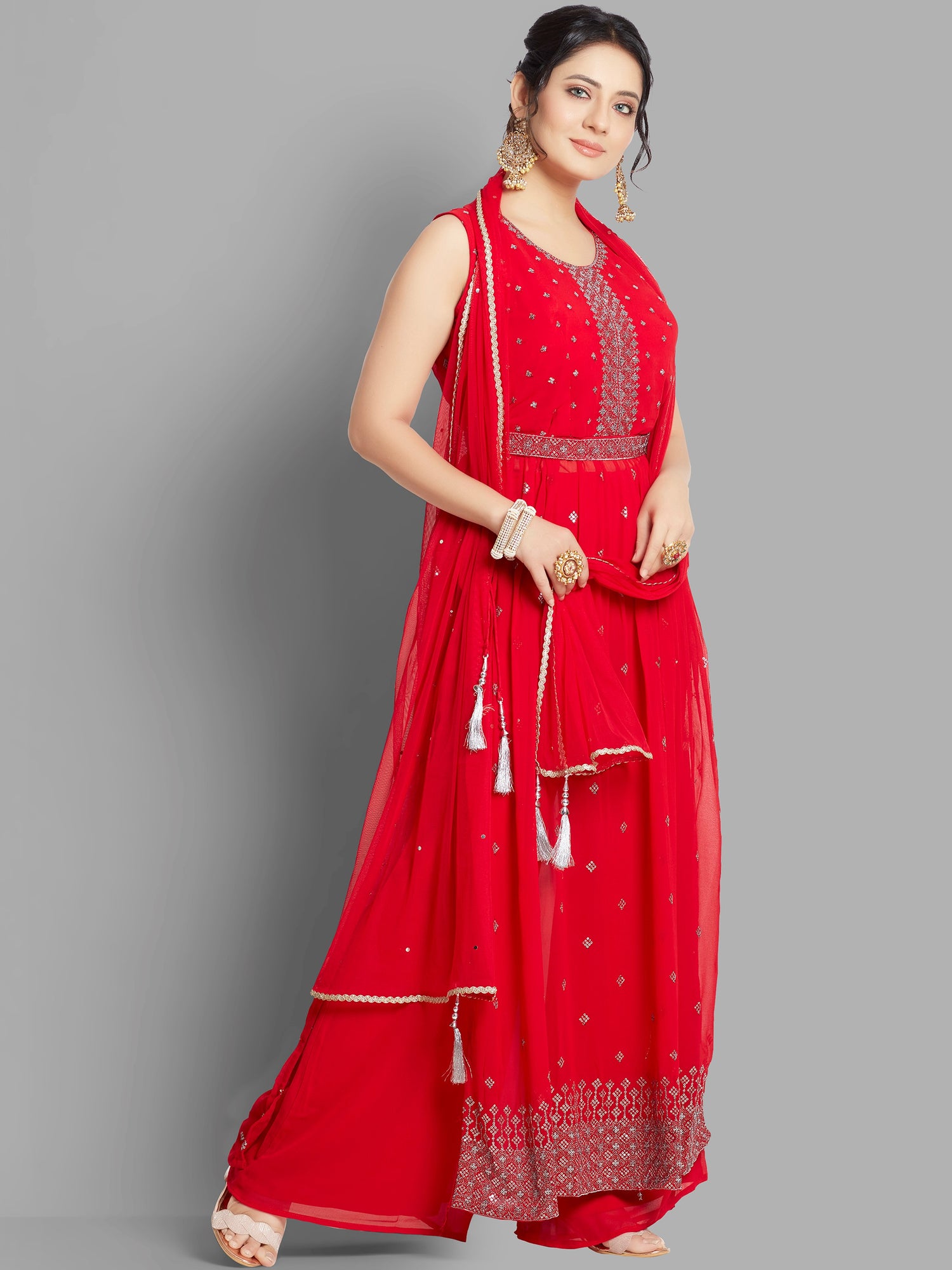 Arvika Palazzo Suit - Roop Darshan