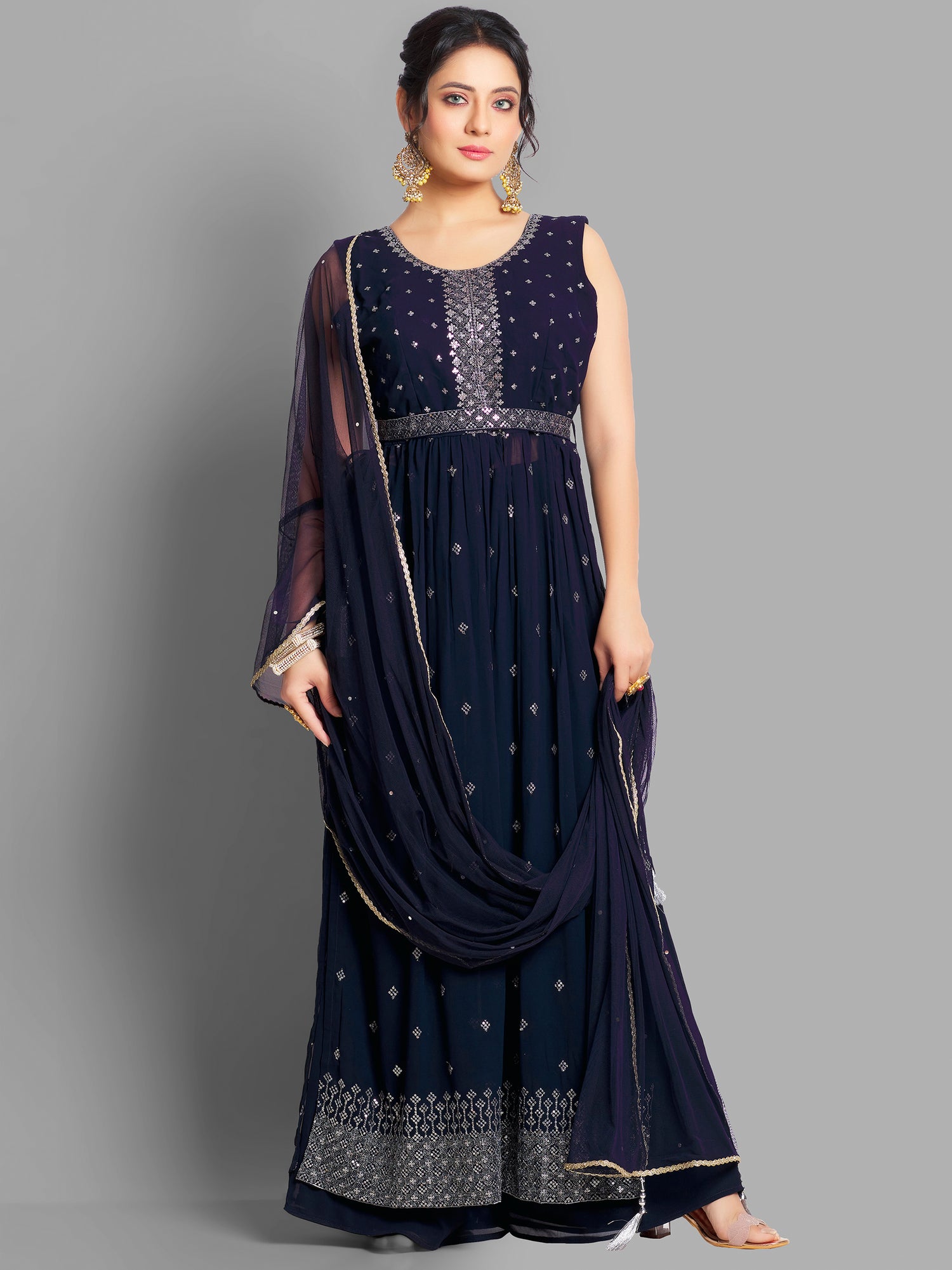Arvika Palazzo Suit - Roop Darshan