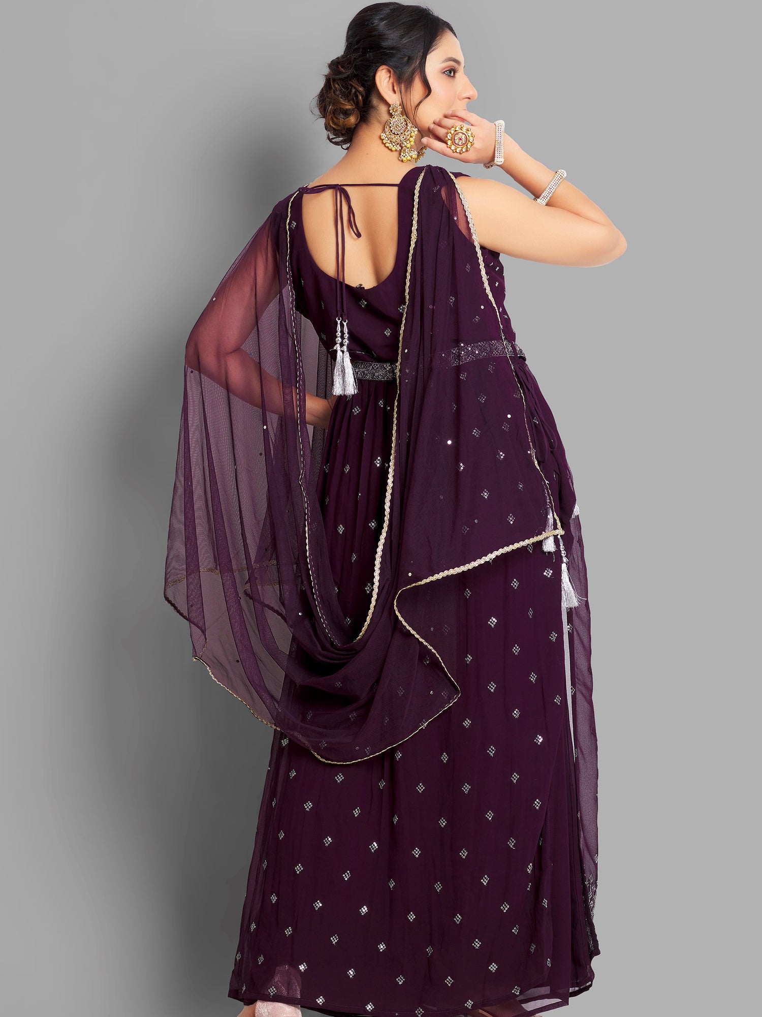 Arvika Palazzo Suit - Roop Darshan