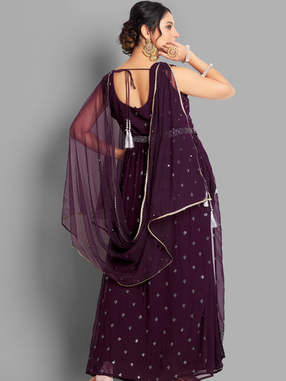 Arvika Palazzo Suit - Roop Darshan