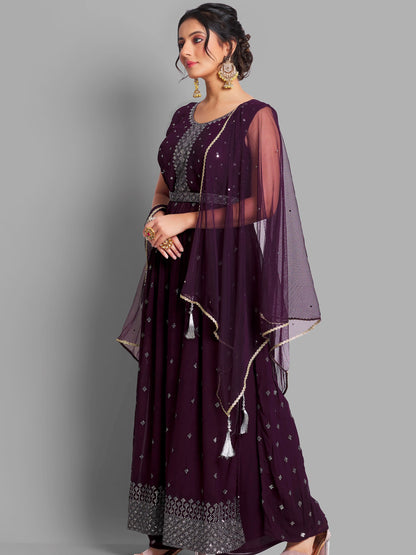 Arvika Palazzo Suit - Roop Darshan