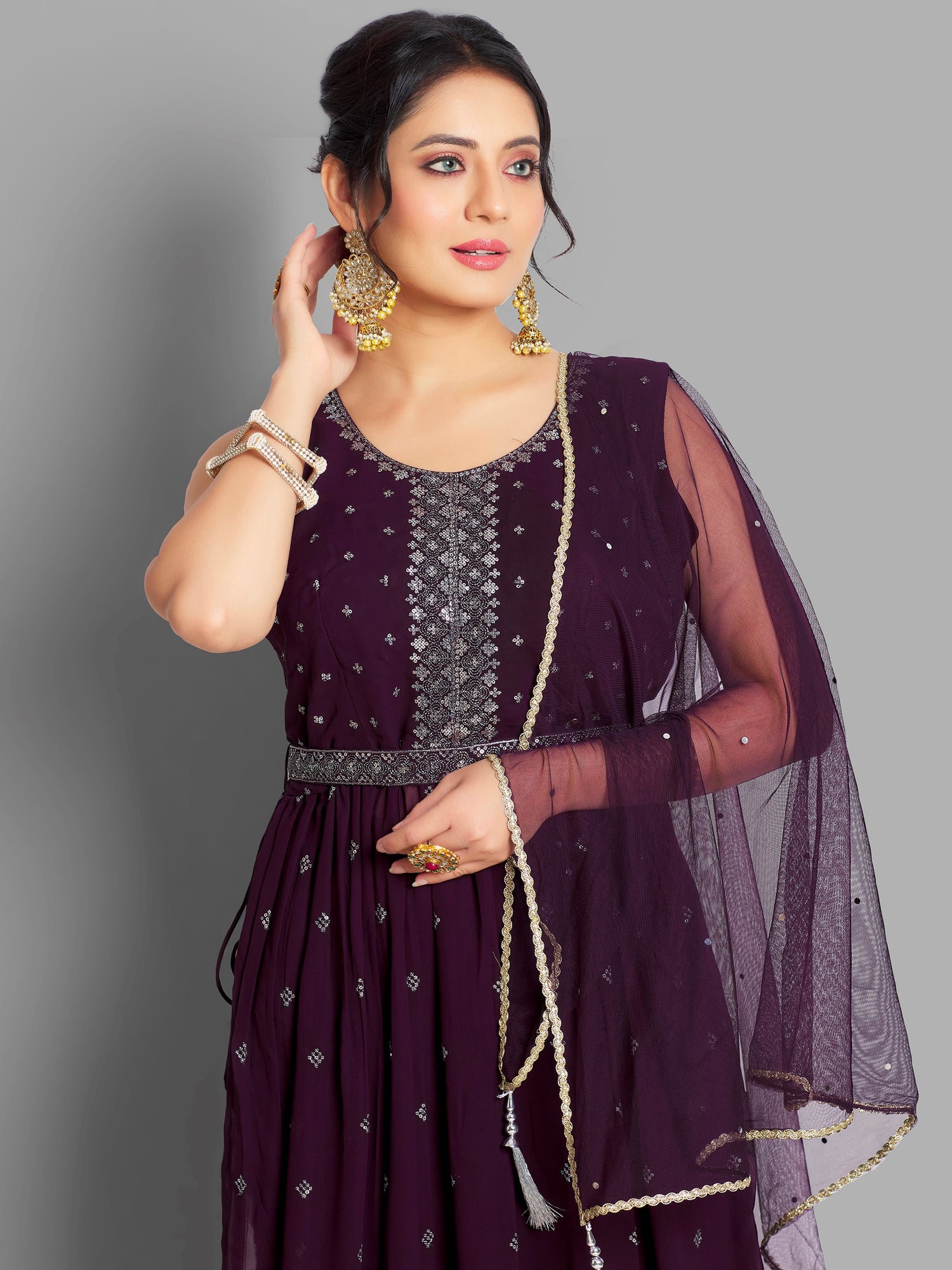 Arvika Palazzo Suit - Roop Darshan