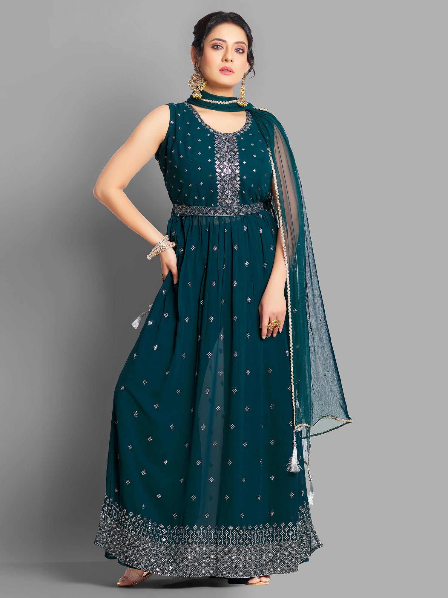 Arvika Palazzo Suit - Roop Darshan