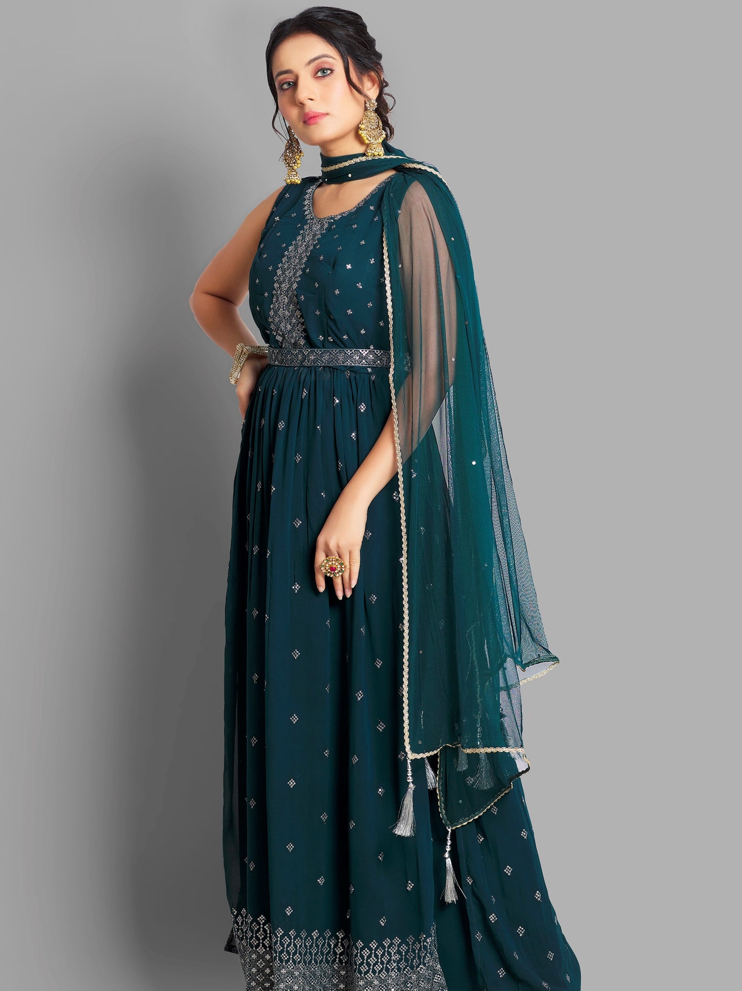 Arvika Palazzo Suit - Roop Darshan