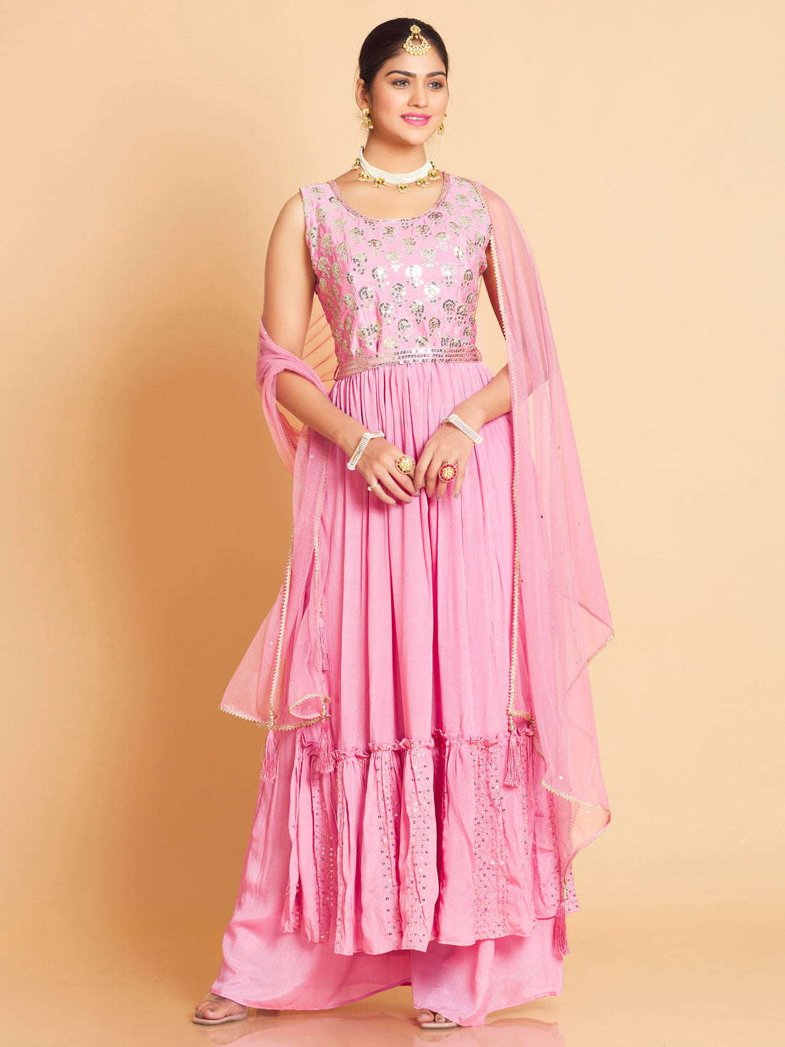 Maheera Plazzo Suit - Roop Darshan