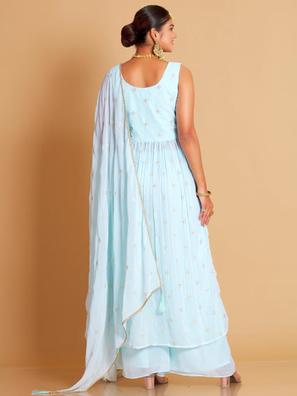 Raina Plazzo Suit - Roop Darshan