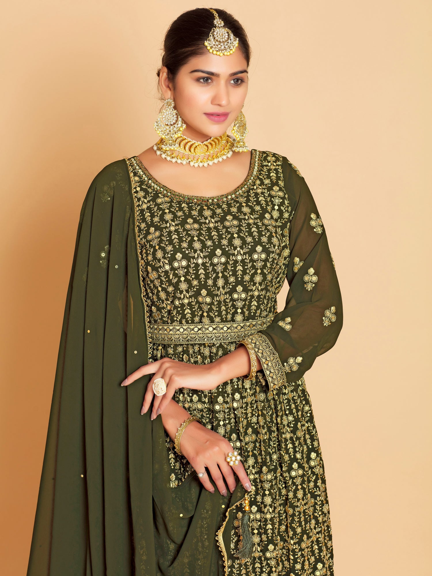 Maheera Plazzo Suit - Roop Darshan