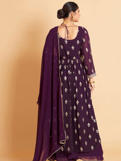 Maheera Plazzo Suit - Roop Darshan