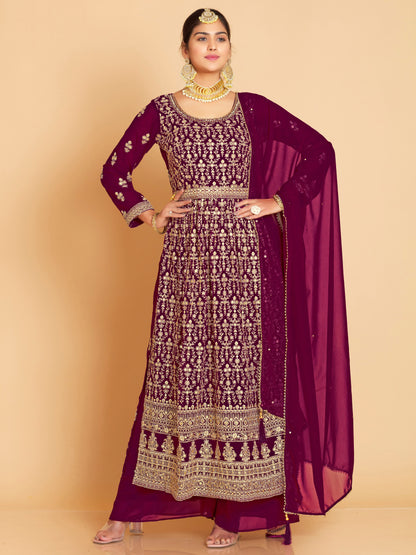Maheera Plazzo Suit - Roop Darshan