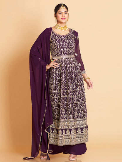 Maheera Plazzo Suit - Roop Darshan