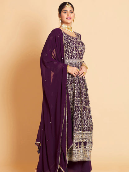 Maheera Plazzo Suit - Roop Darshan