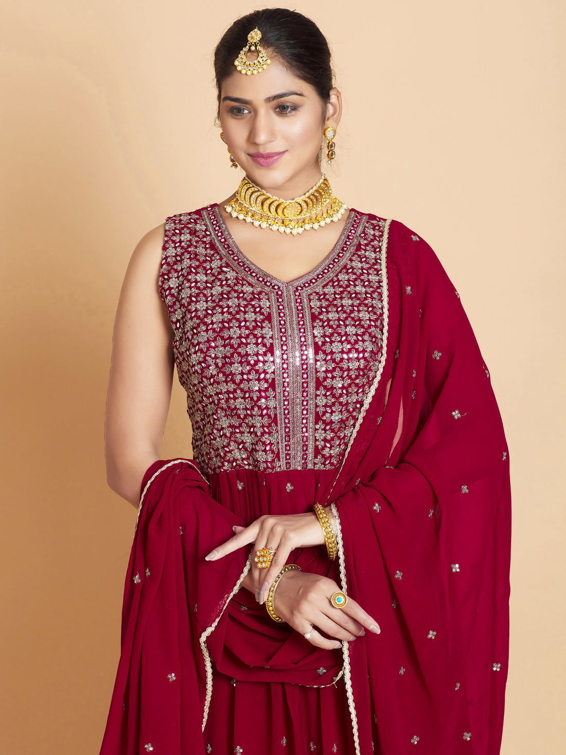 Mannat Plazzo Suit - Roop Darshan