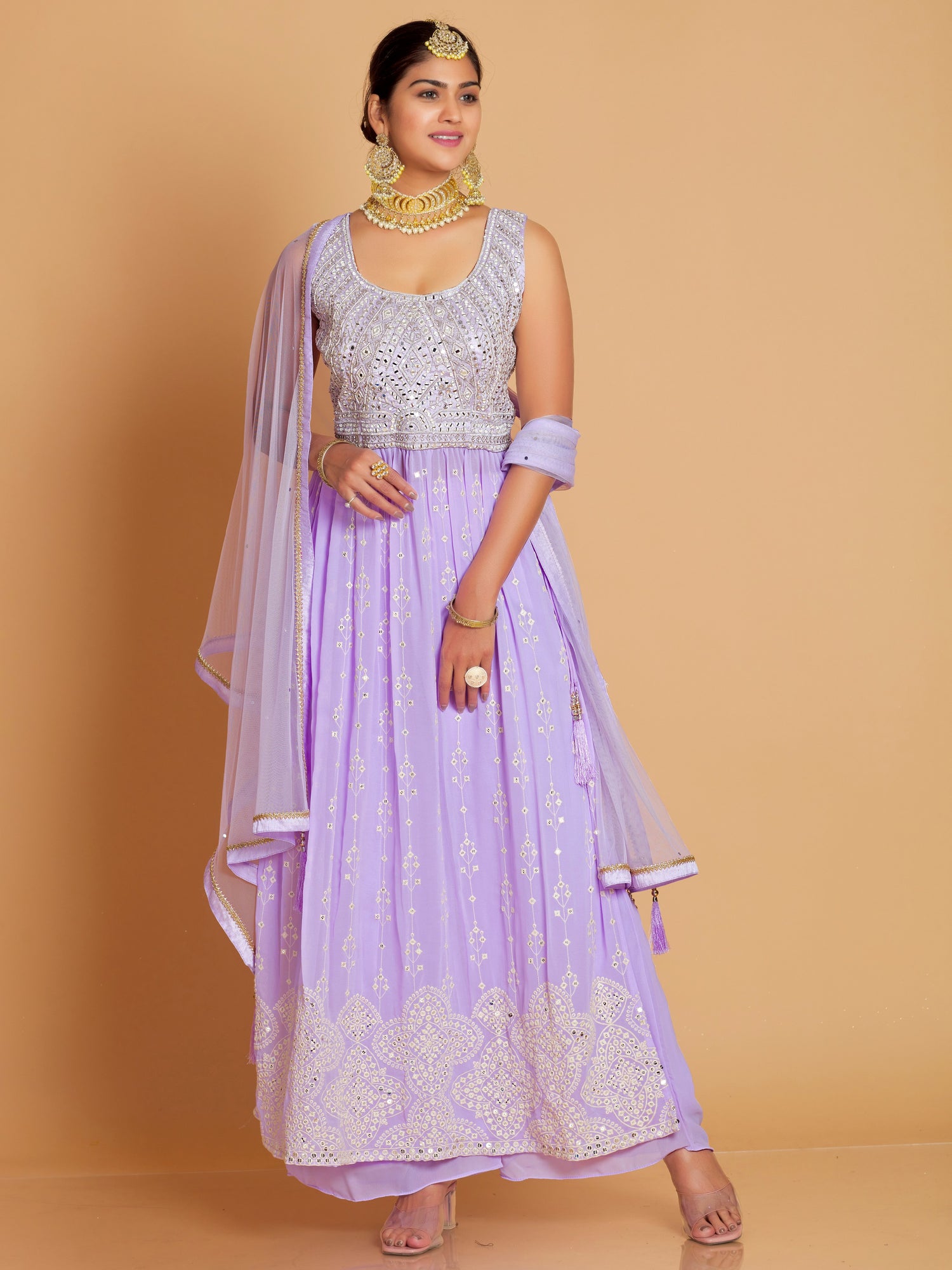 Racheal Plazzo Suit - Roop Darshan