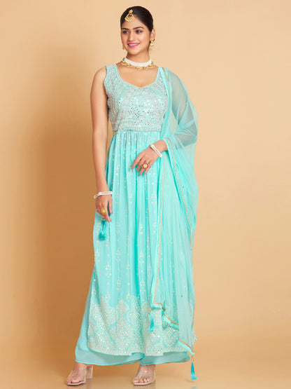 Racheal Plazzo Suit - Roop Darshan