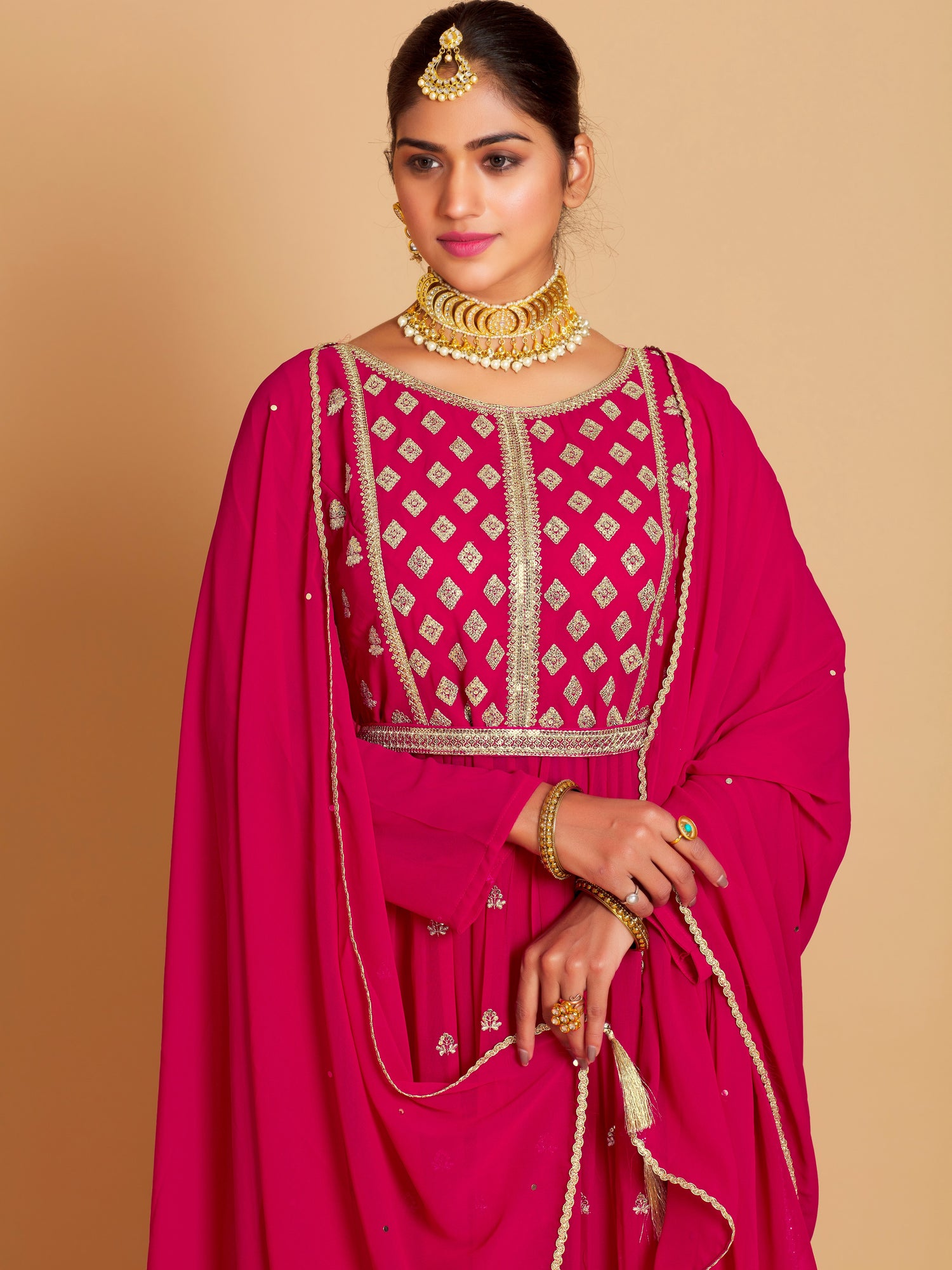 Raha Plazzo Suit - Roop Darshan
