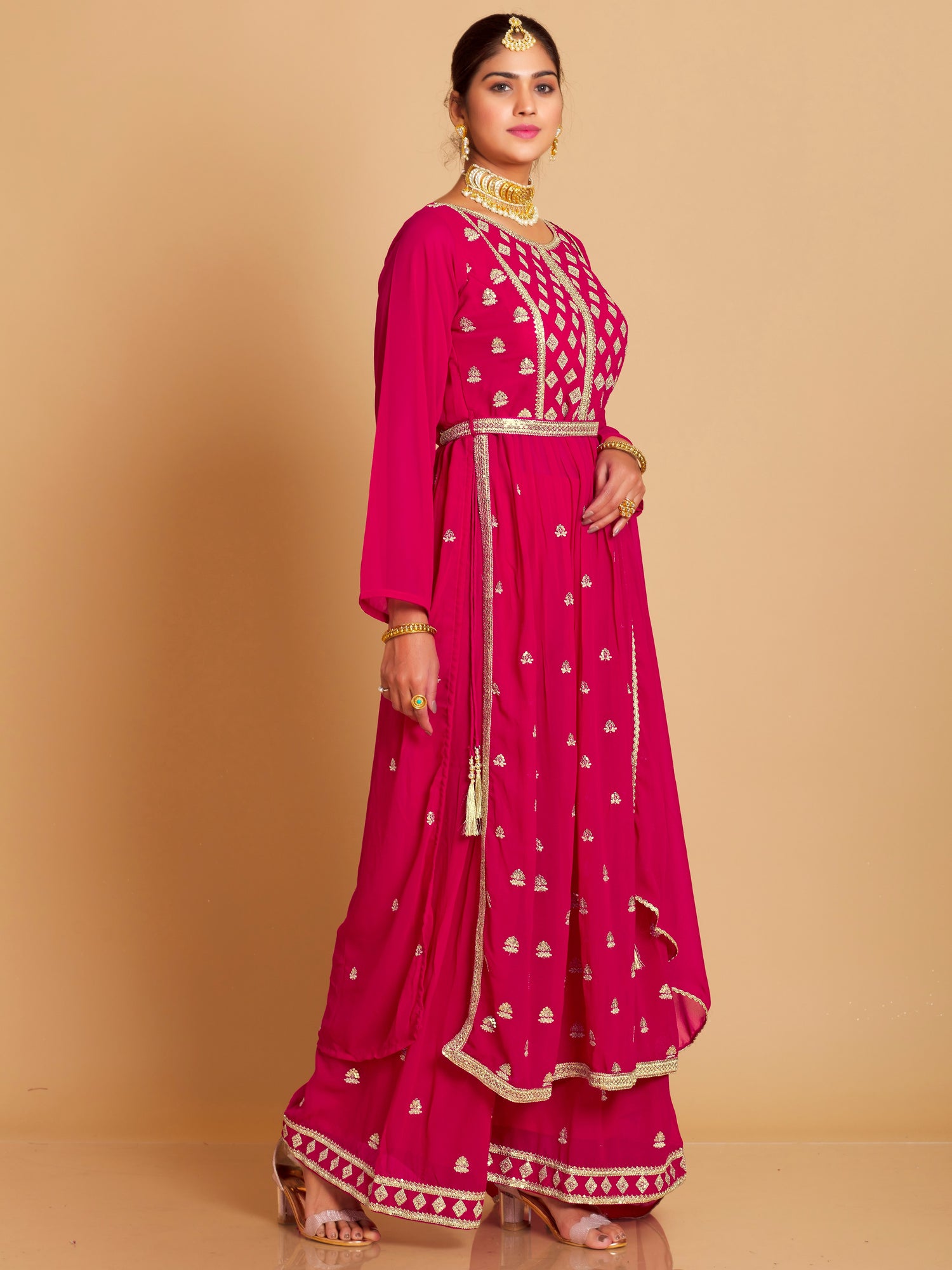 Raha Plazzo Suit - Roop Darshan