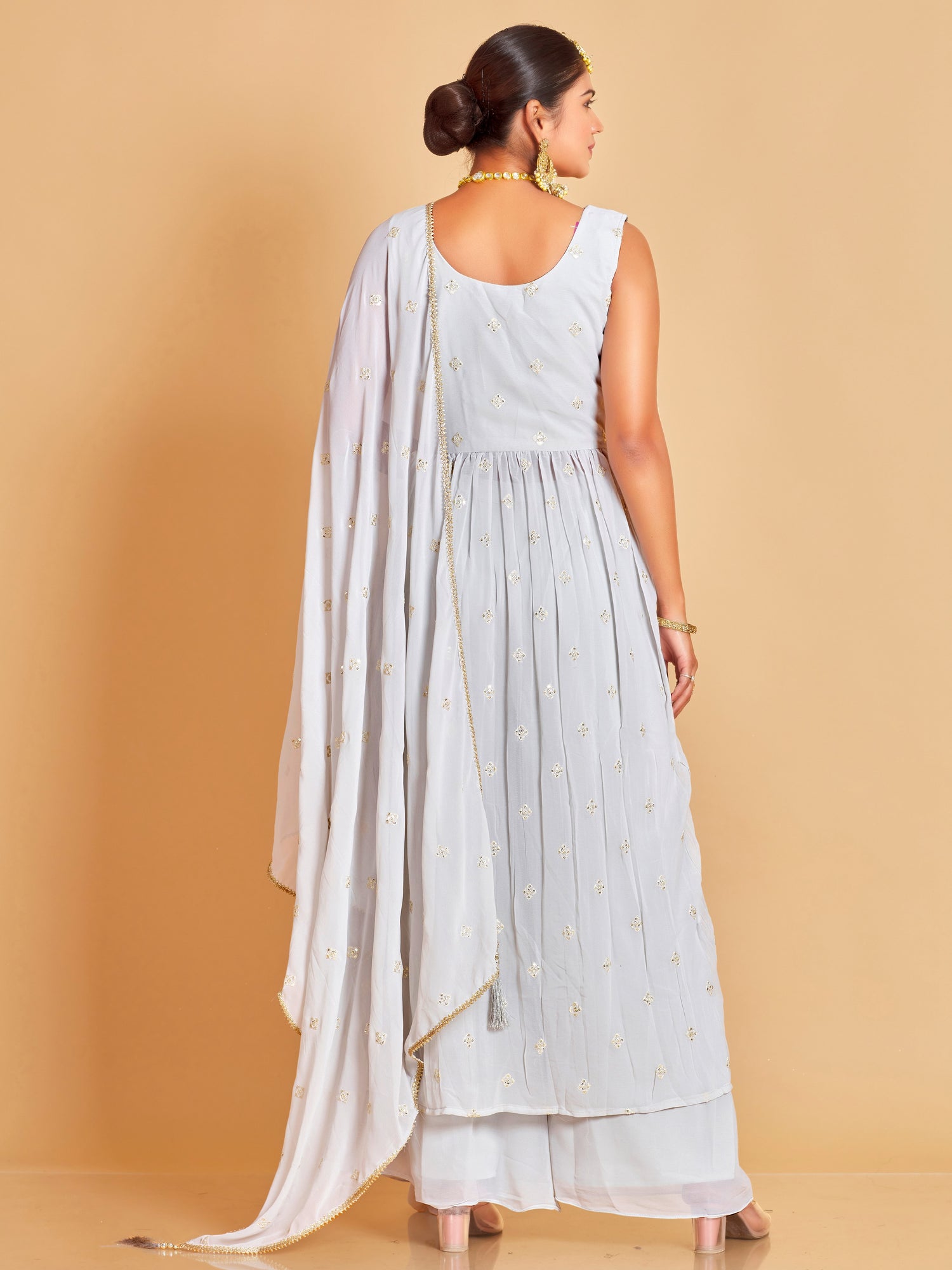 Raina Plazzo Suit - Roop Darshan