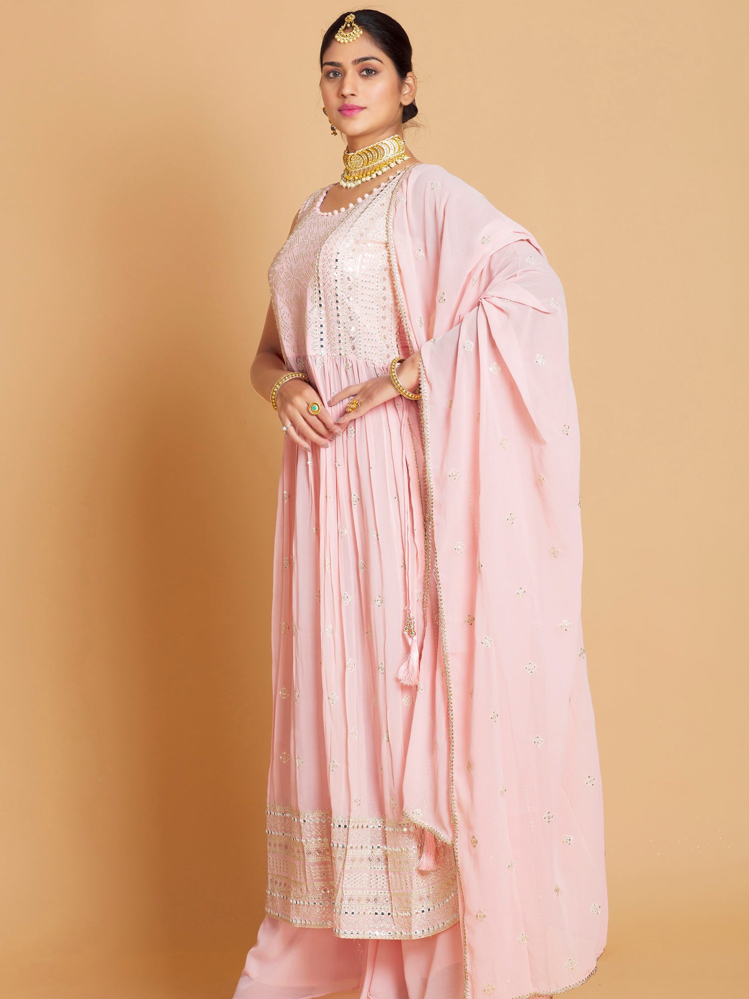 Raina Plazzo Suit - Roop Darshan