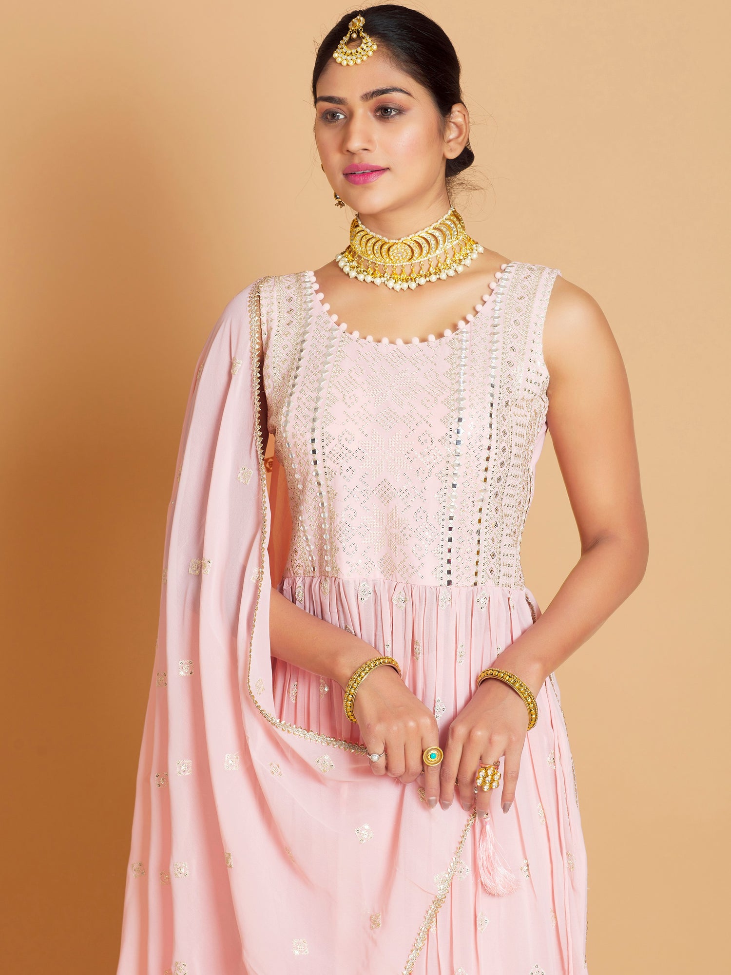 Raina Plazzo Suit - Roop Darshan