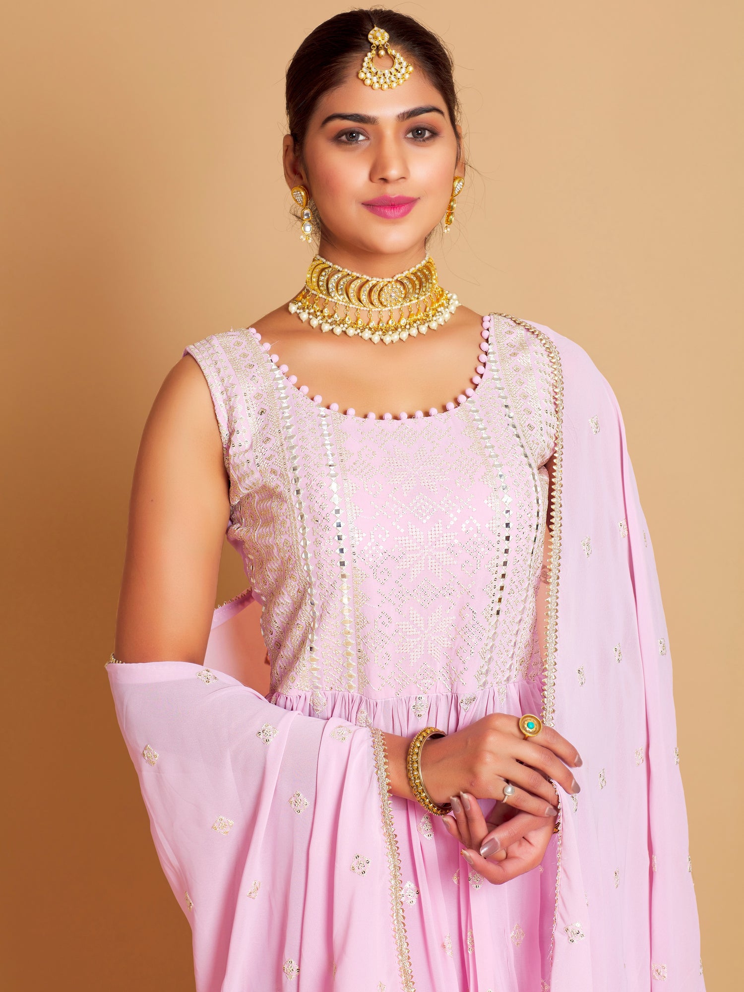 Raina Plazzo Suit - Roop Darshan