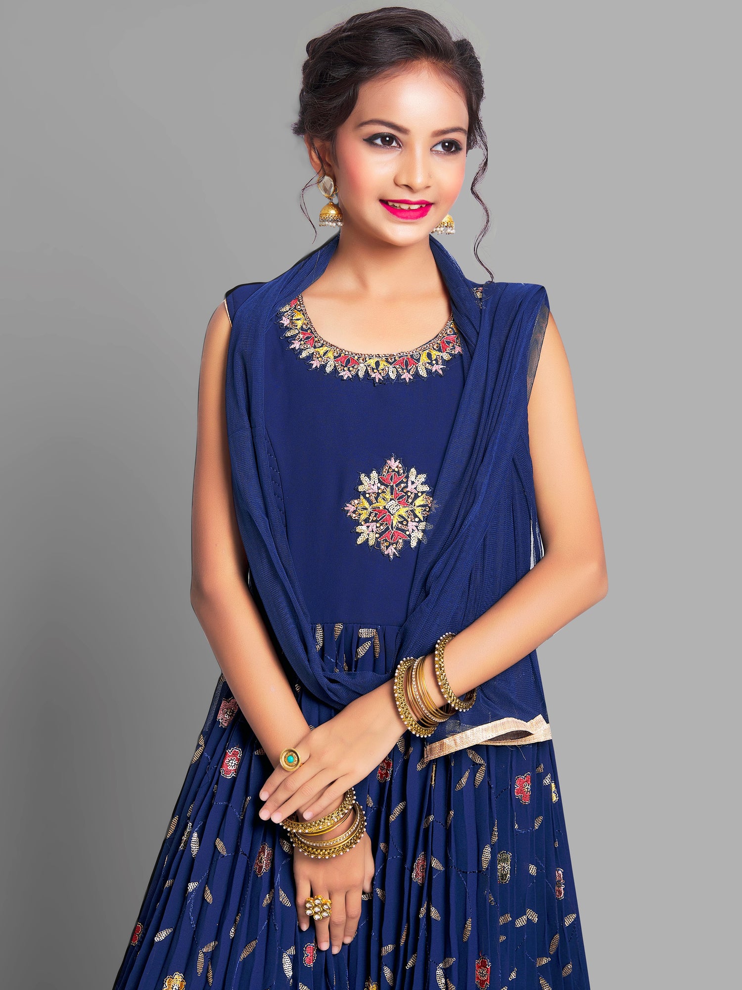 Bhumi Flair Suit - Roop Darshan