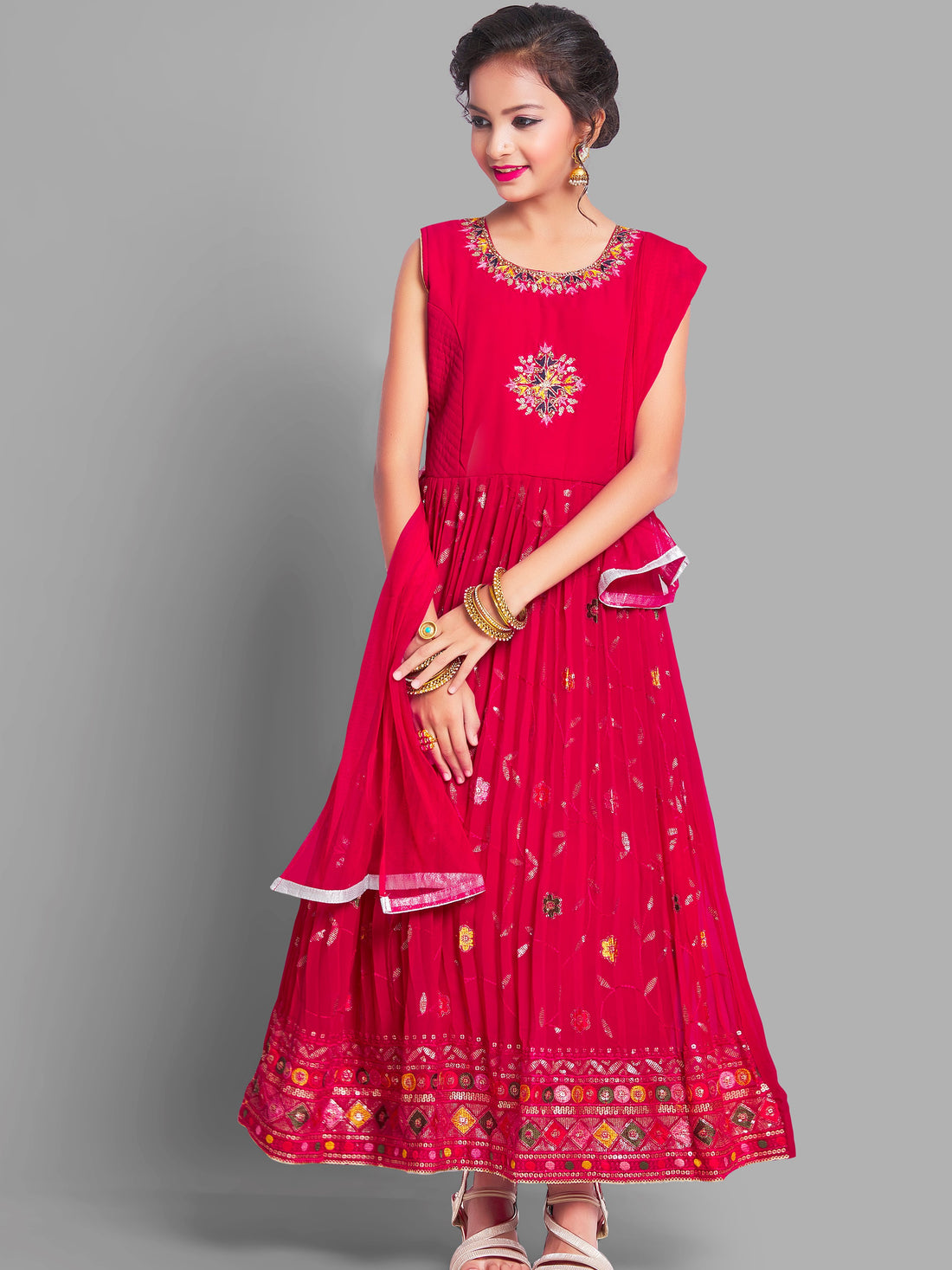 Bhumi Flair Suit - Roop Darshan