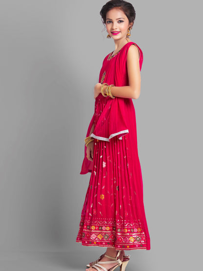 Bhumi Flair Suit - Roop Darshan