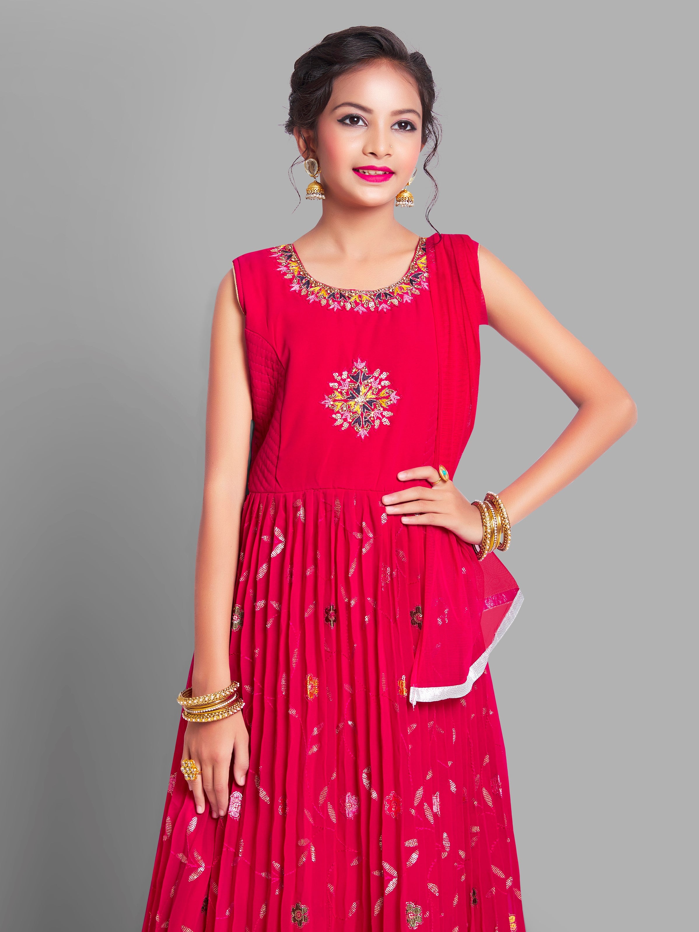 Bhumi Flair Suit - Roop Darshan