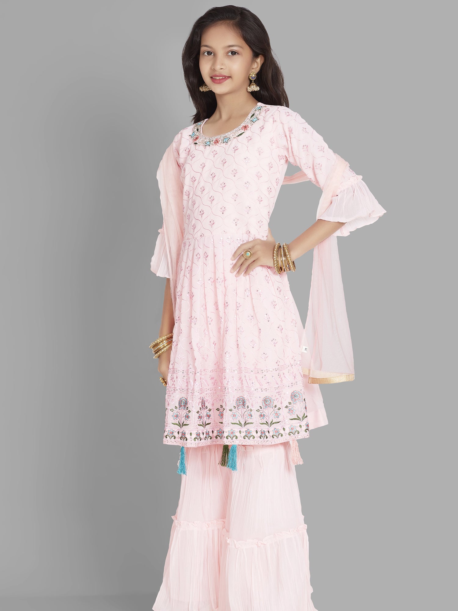 Vibha Sharara Suit - Roop Darshan