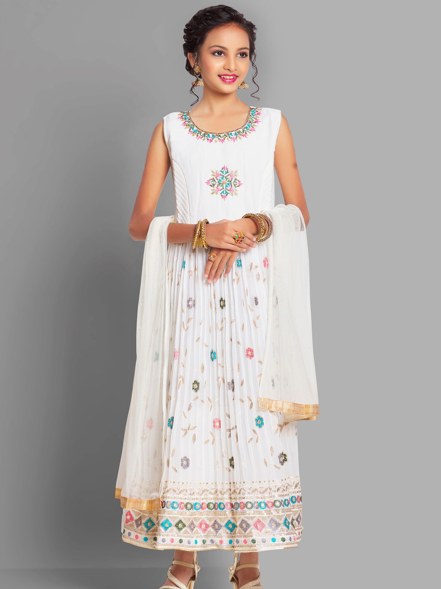 Bhumi Flair Suit - Roop Darshan