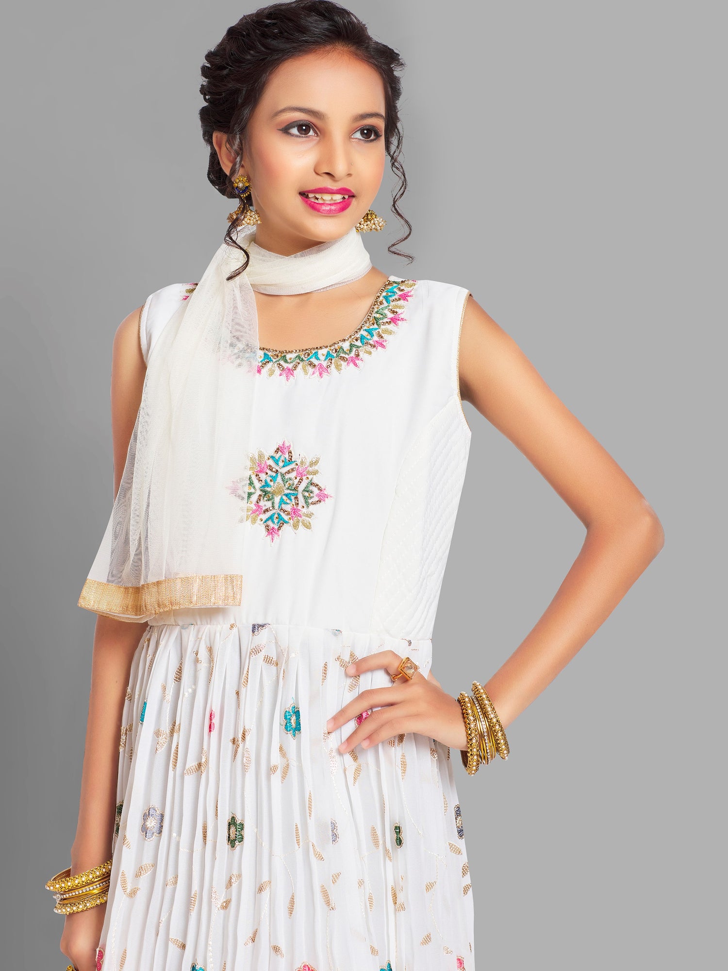 Bhumi Flair Suit - Roop Darshan