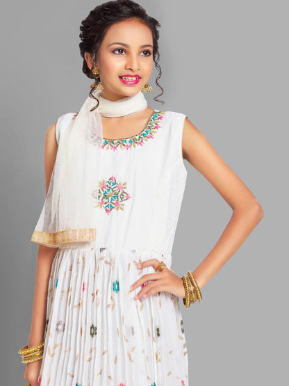 Bhumi Flair Suit - Roop Darshan