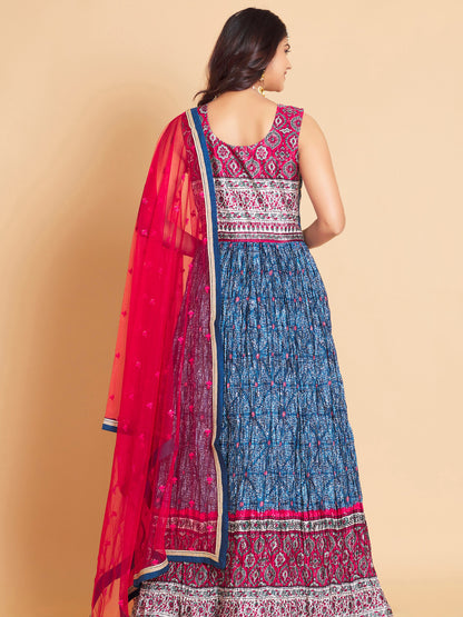 Aaliya Long Flair Suit - Roop Darshan