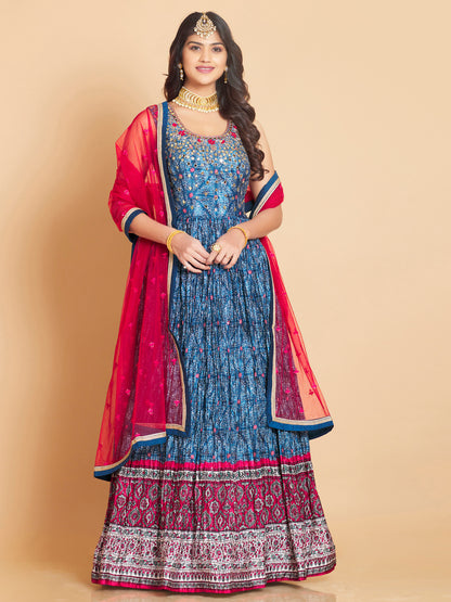 Aaliya Long Flair Suit - Roop Darshan