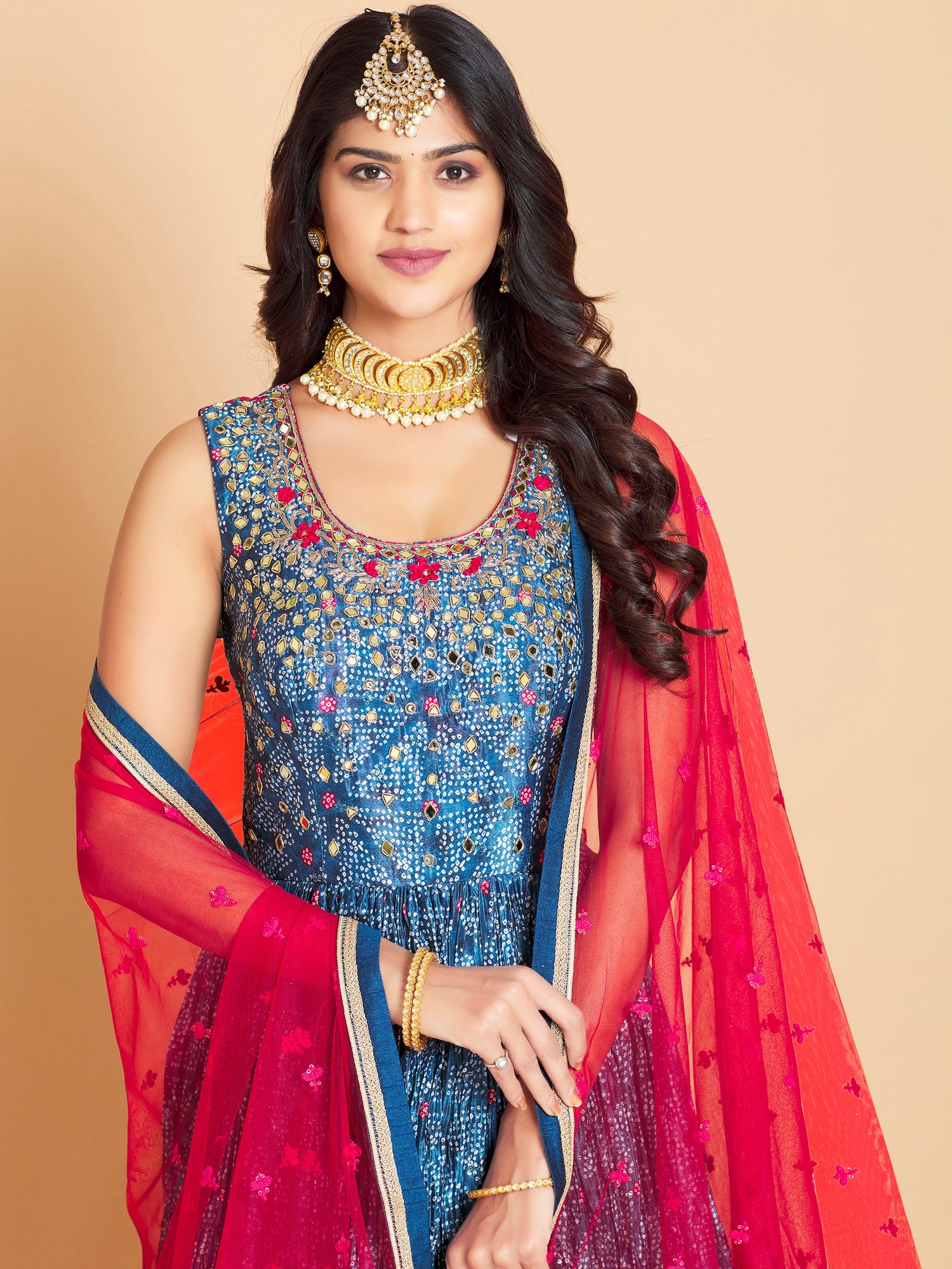 Aaliya Long Flair Suit - Roop Darshan