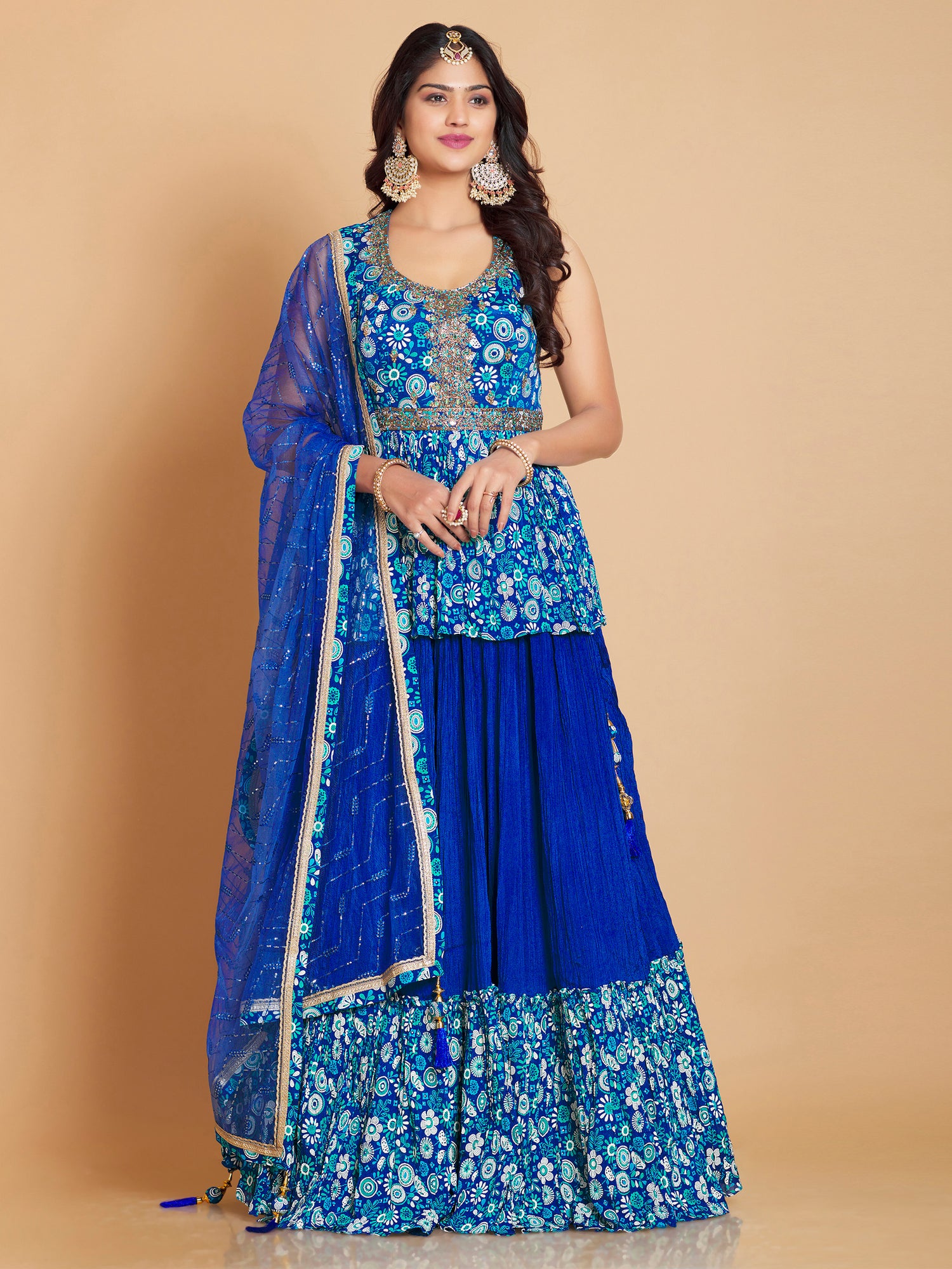 Dilna Long Top Lehenga - Roop Darshan