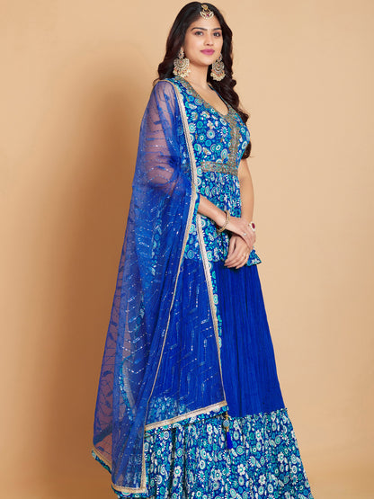 Dilna Long Top Lehenga - Roop Darshan