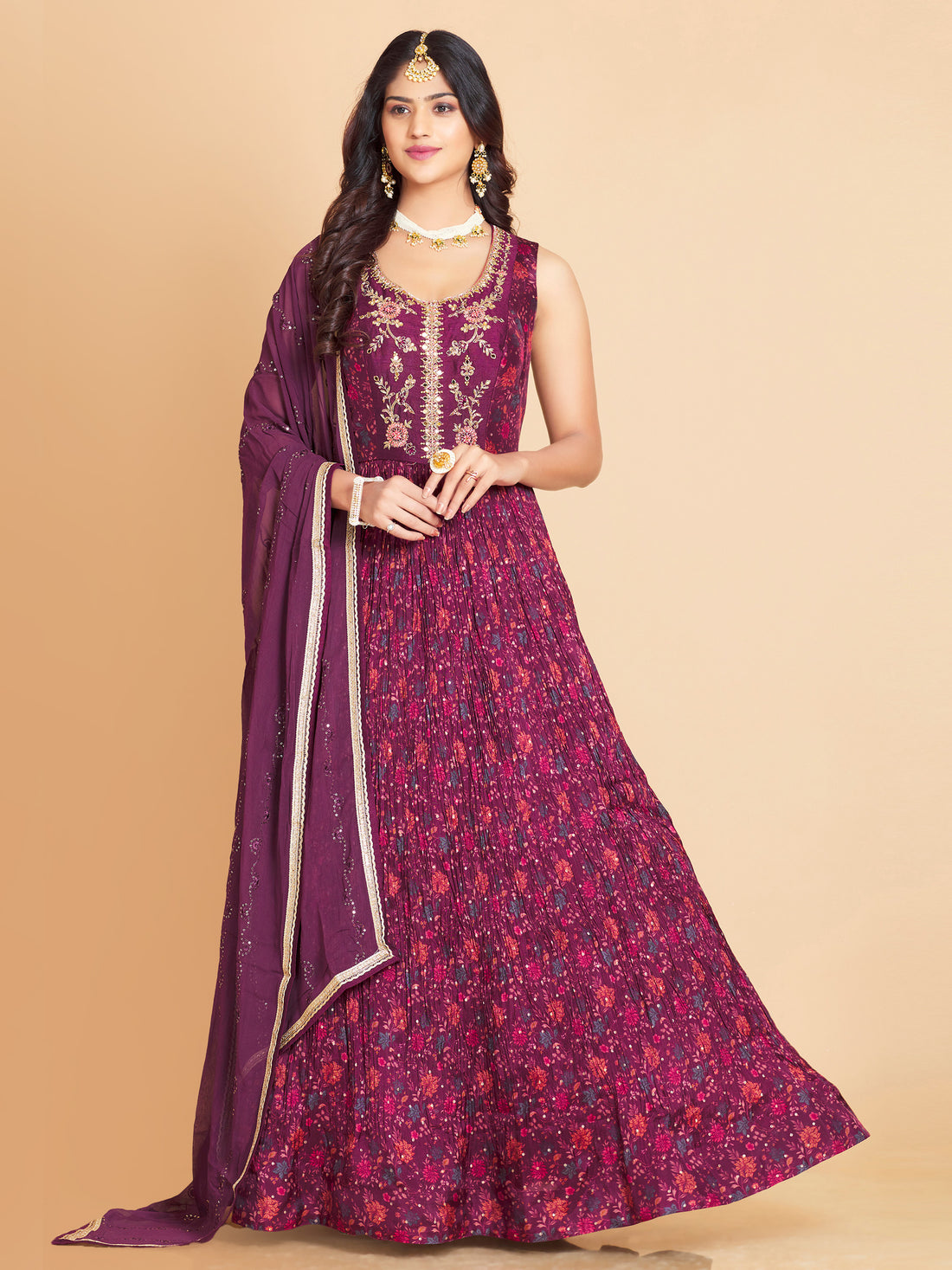 Darshna Flair Suit - Roop Darshan