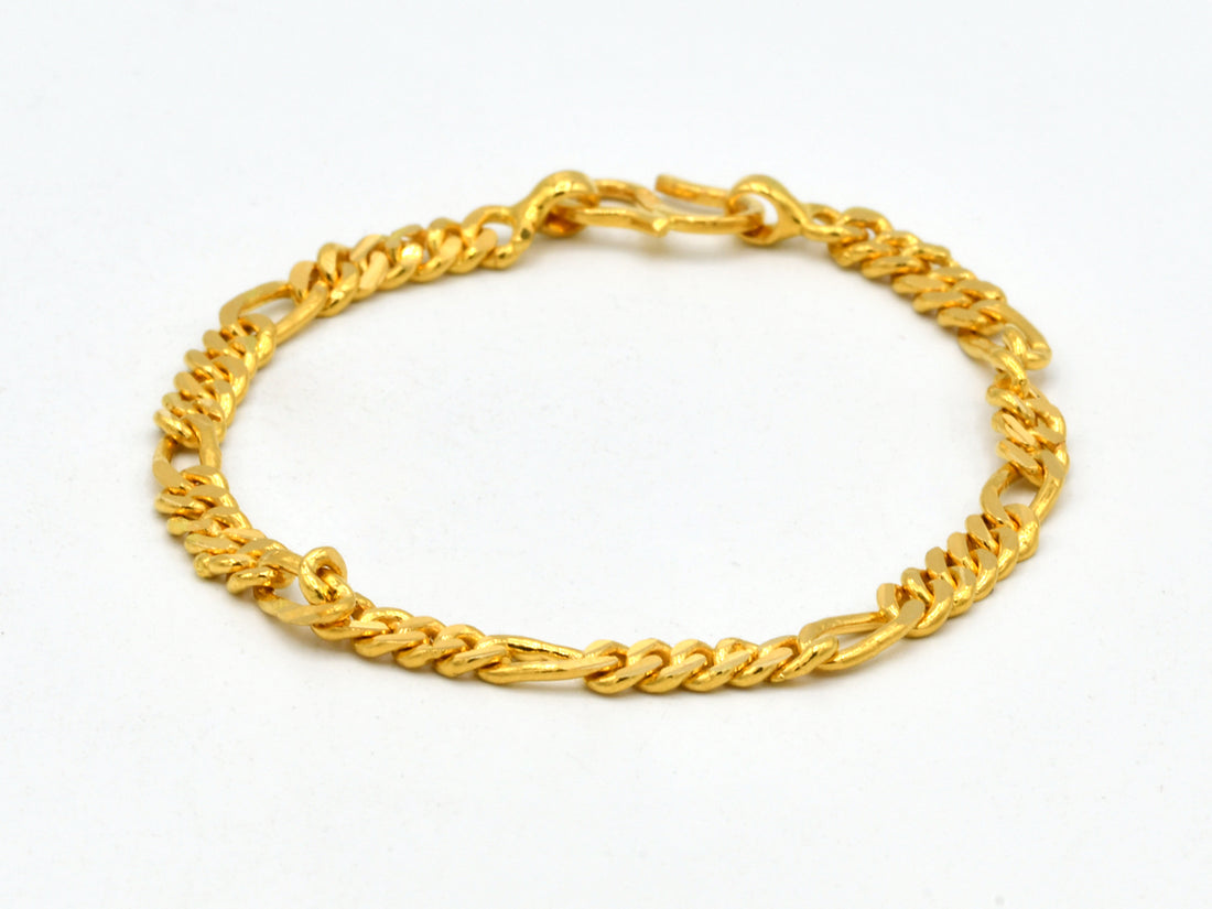 22ct Gold 1PC Baby Bracelet - Roop Darshan