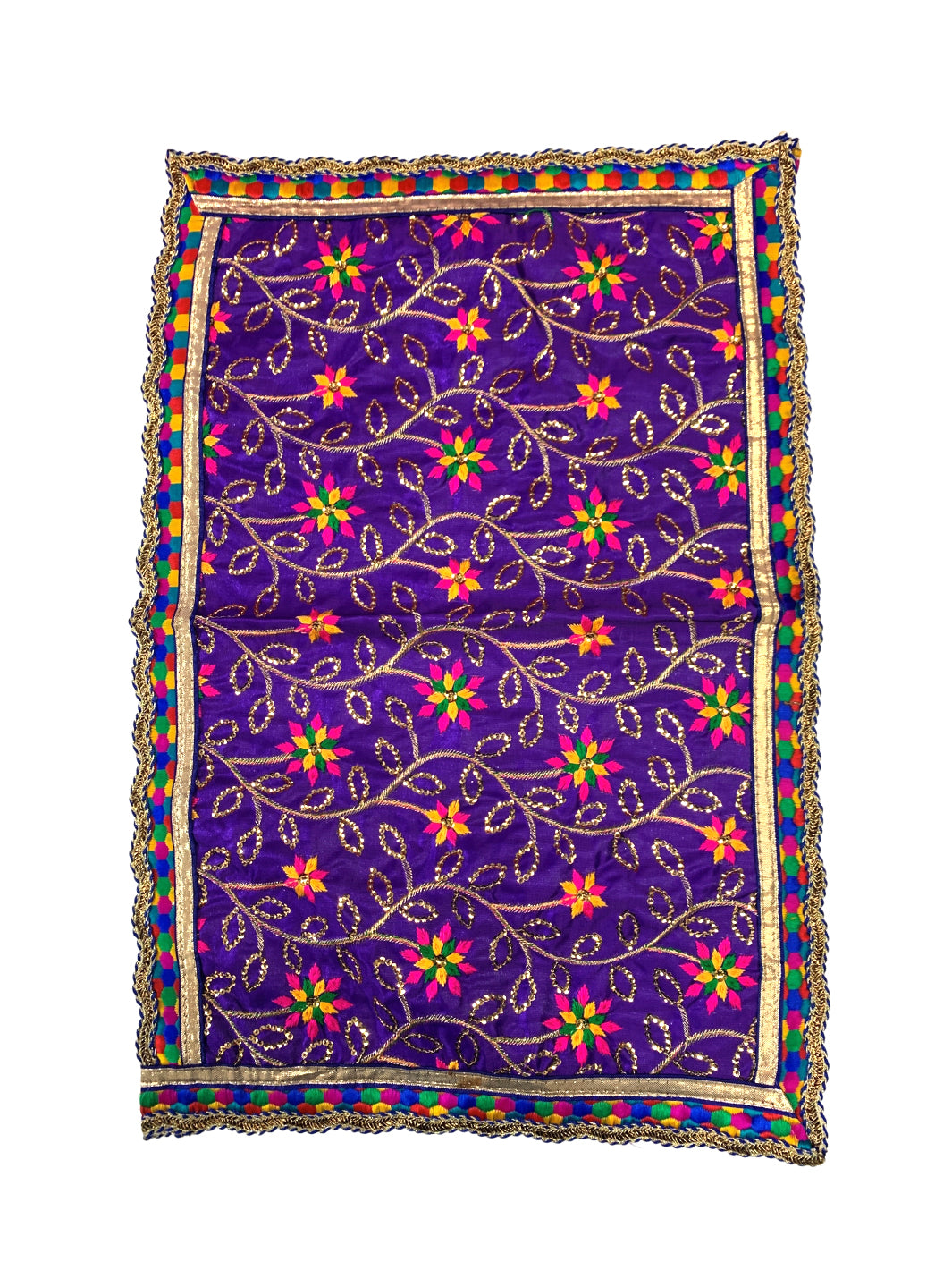Embroidered Mata Chunri 50cm x 32cm - Roop Darshan