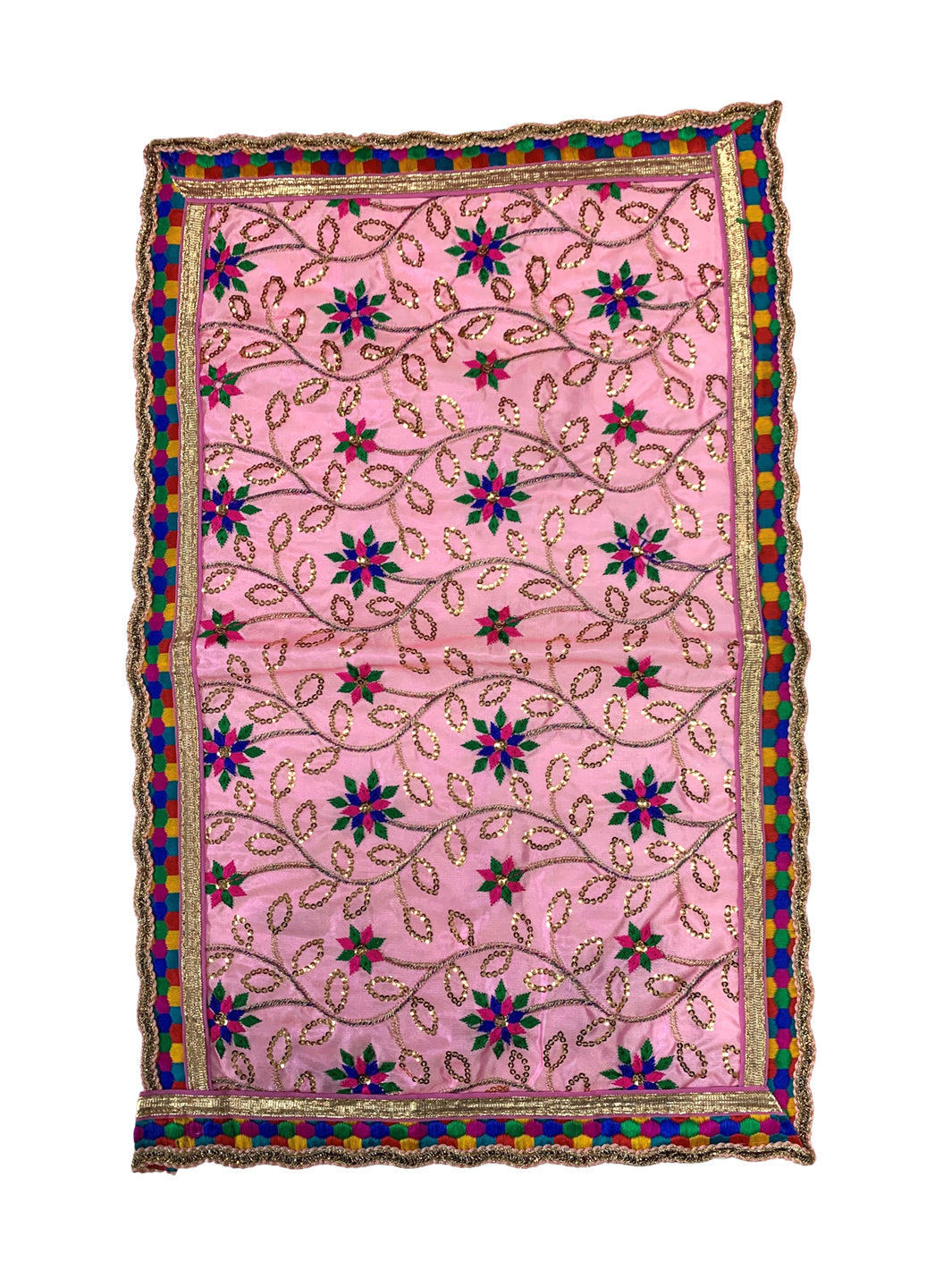Embroidered Mata Chunri 50cm x 32cm - Roop Darshan