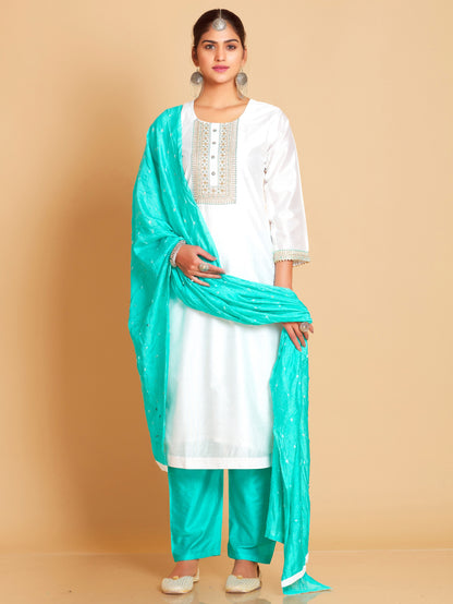 Kirti Straight Suit - Roop Darshan