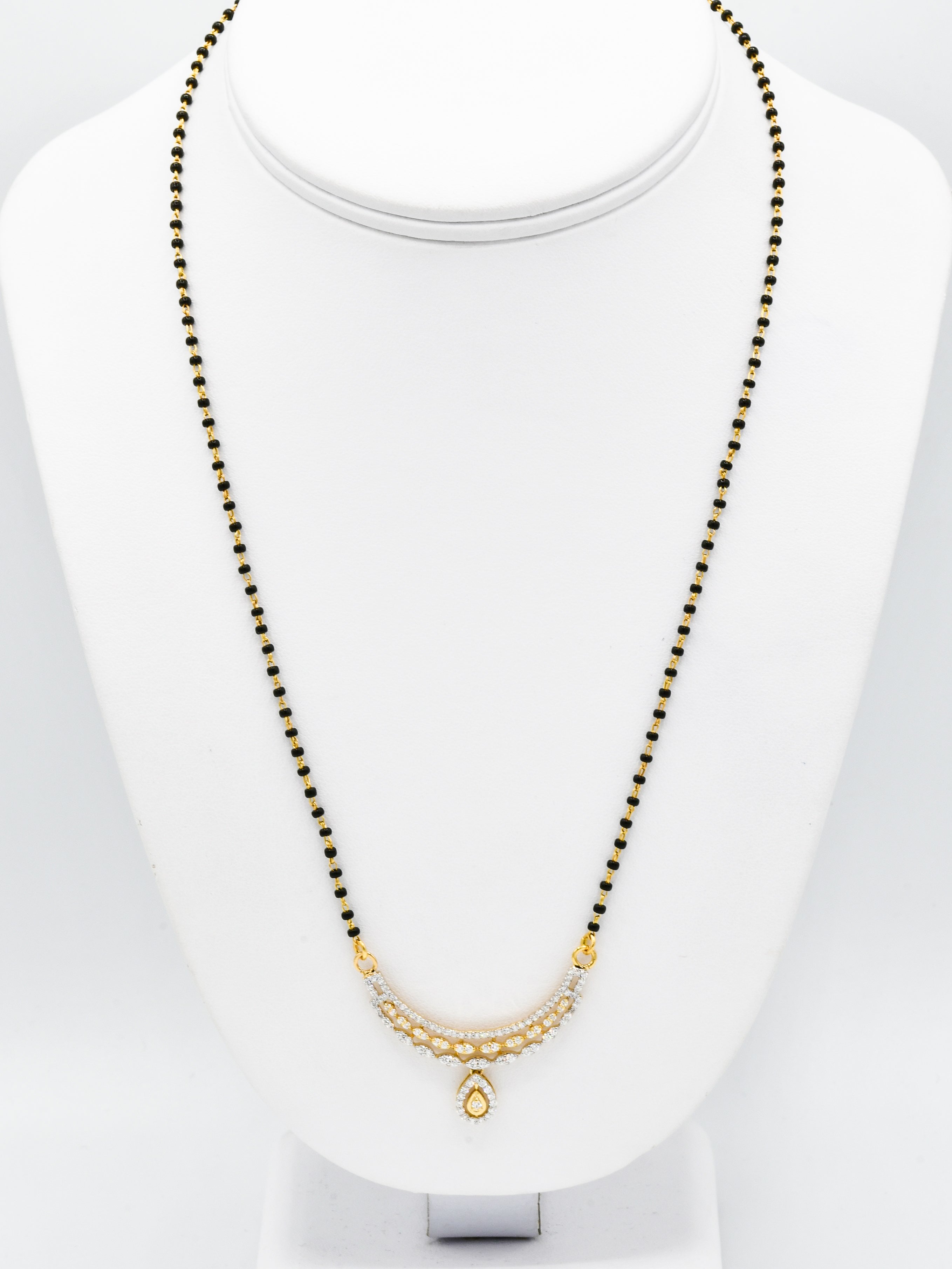 18ct Gold Dia Mangal Sutra - Roop Darshan
