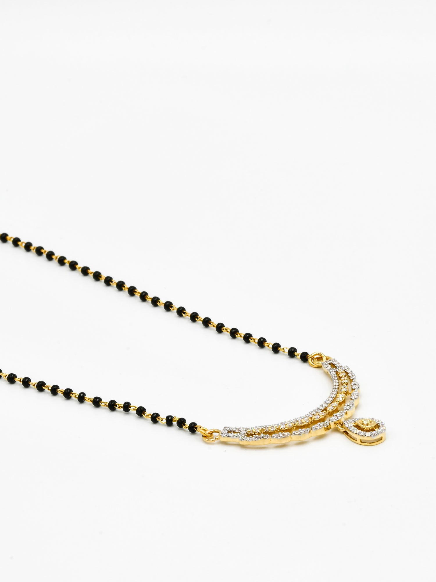 18ct Gold Dia Mangal Sutra - Roop Darshan