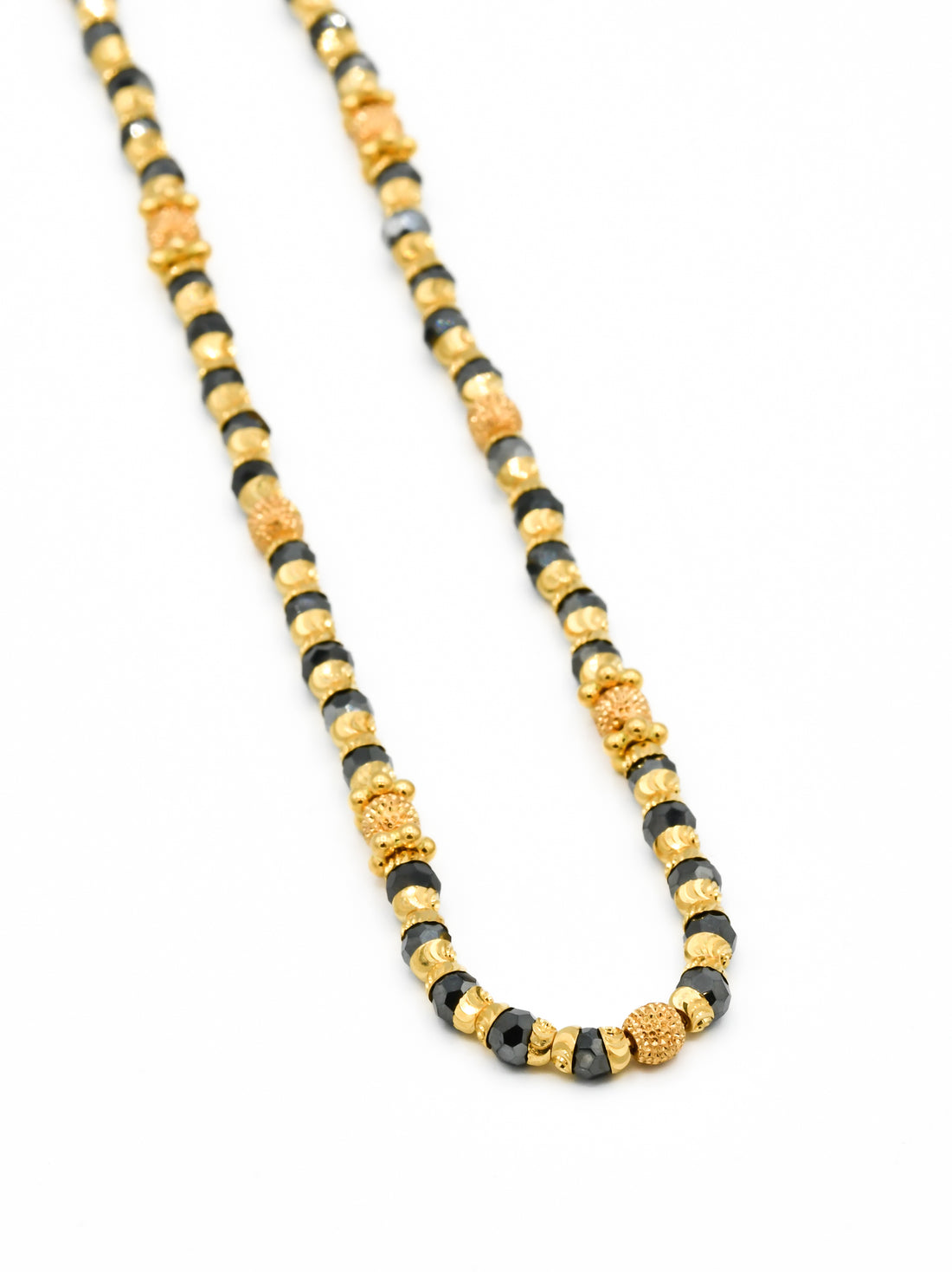22ct Gold Ball Crystal Mangal Sutra - Roop Darshan