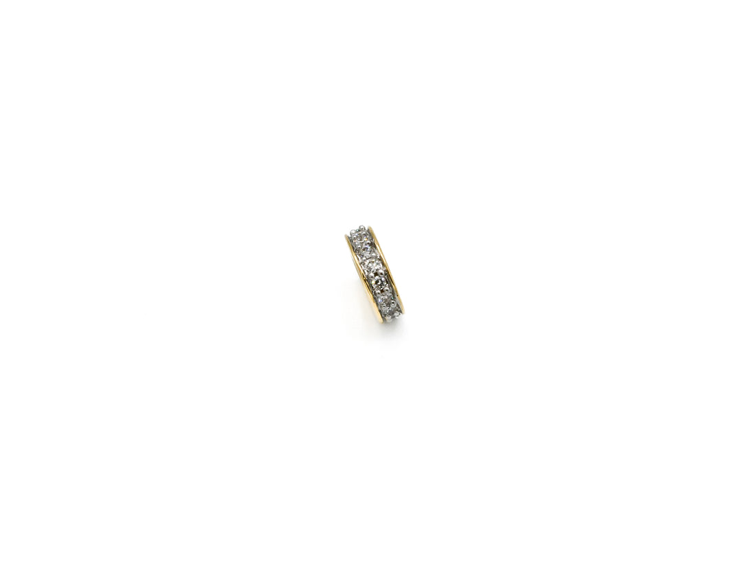 18ct Gold Diamond Ring Pendant - 0.08 cts - Roop Darshan