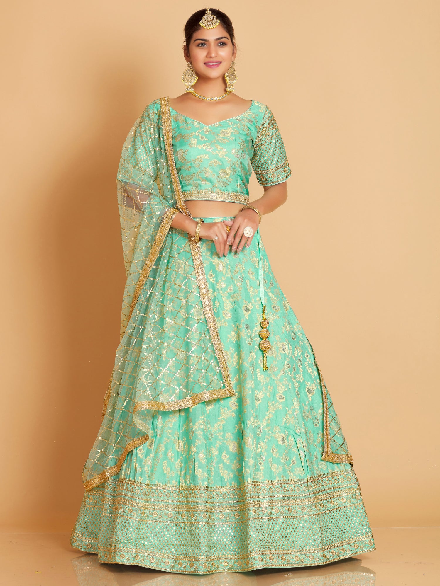 Neelam Lehenga Choli - Roop Darshan