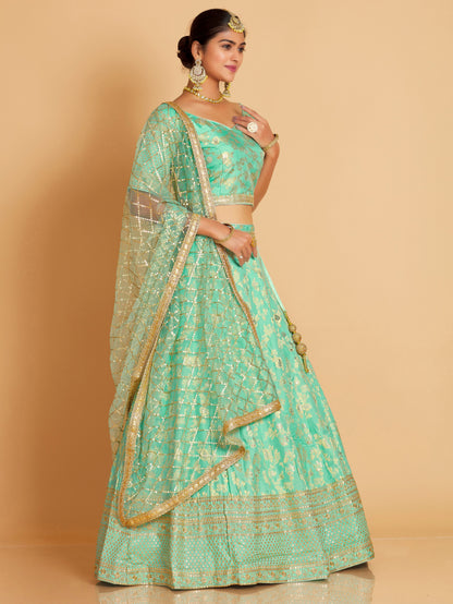 Neelam Lehenga Choli - Roop Darshan