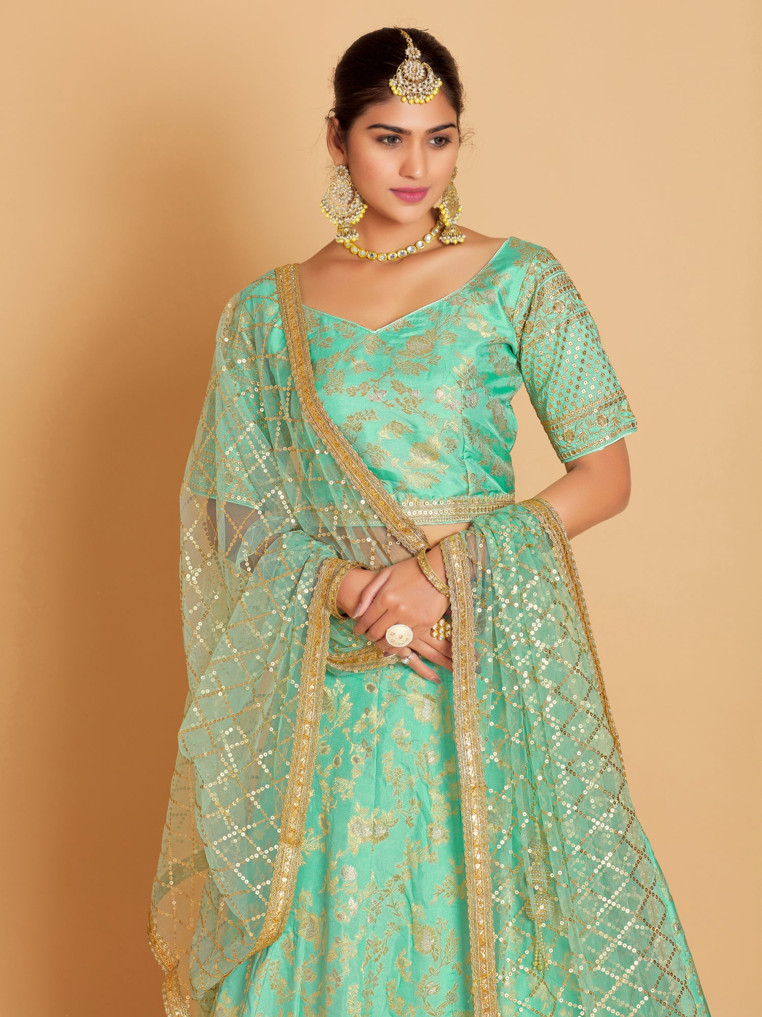 Neelam Lehenga Choli - Roop Darshan