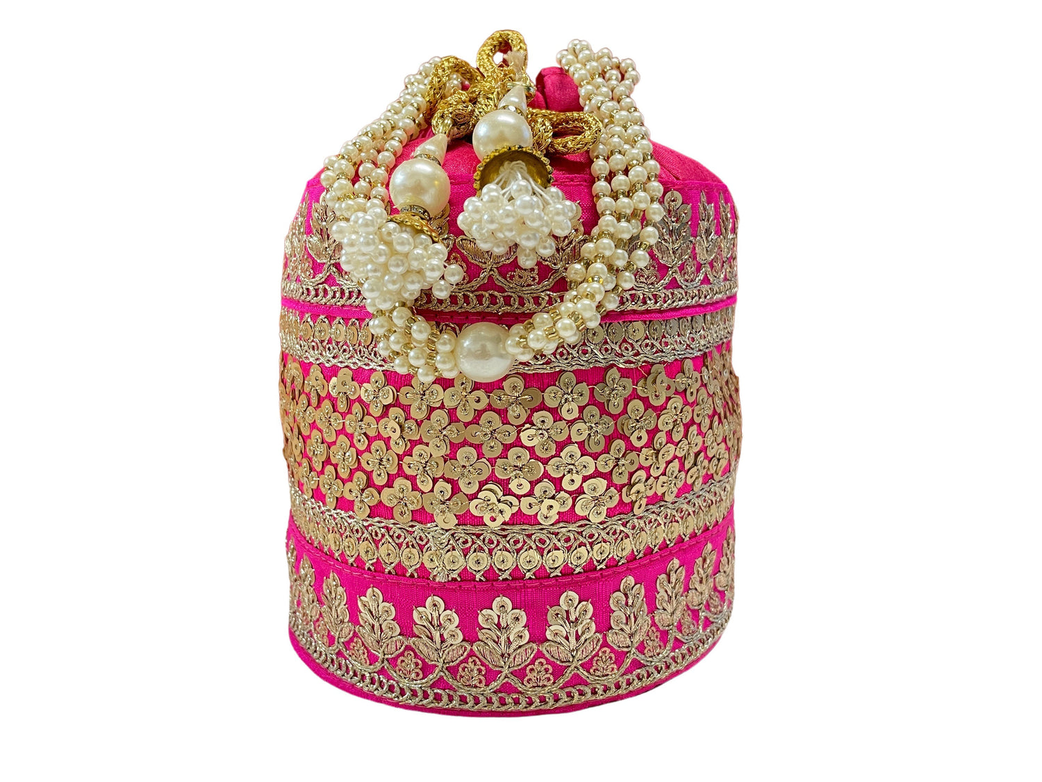 Tiki Embroidered Potli Handbag - Roop Darshan